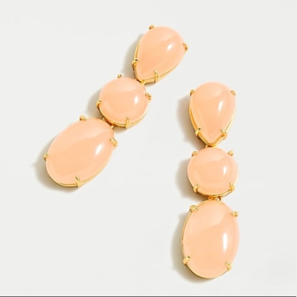 NWT J. Crew Women's Triple Stone Drop Earrings